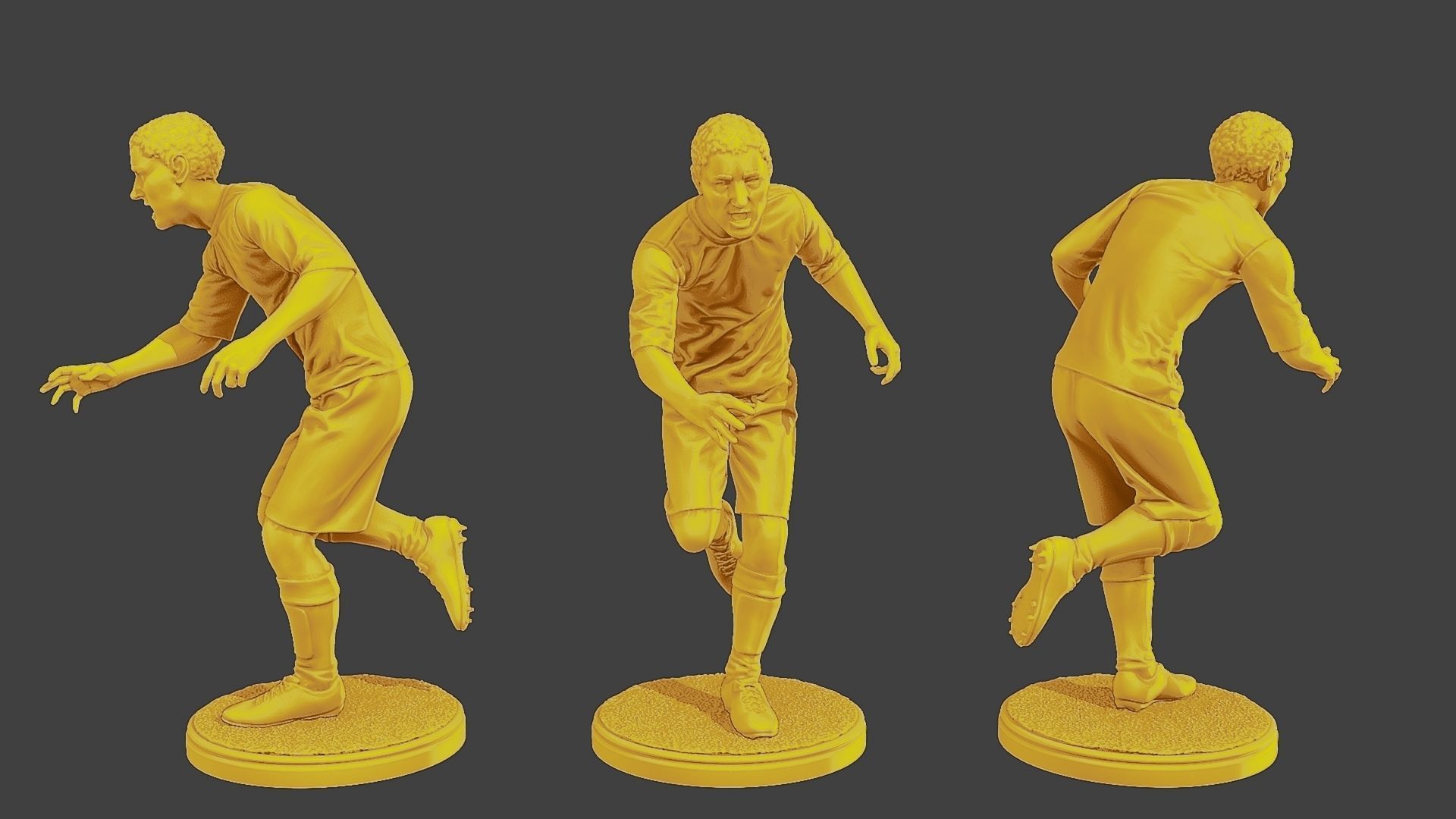 Soccer Players SP Pack 5 3D Model Collection_8