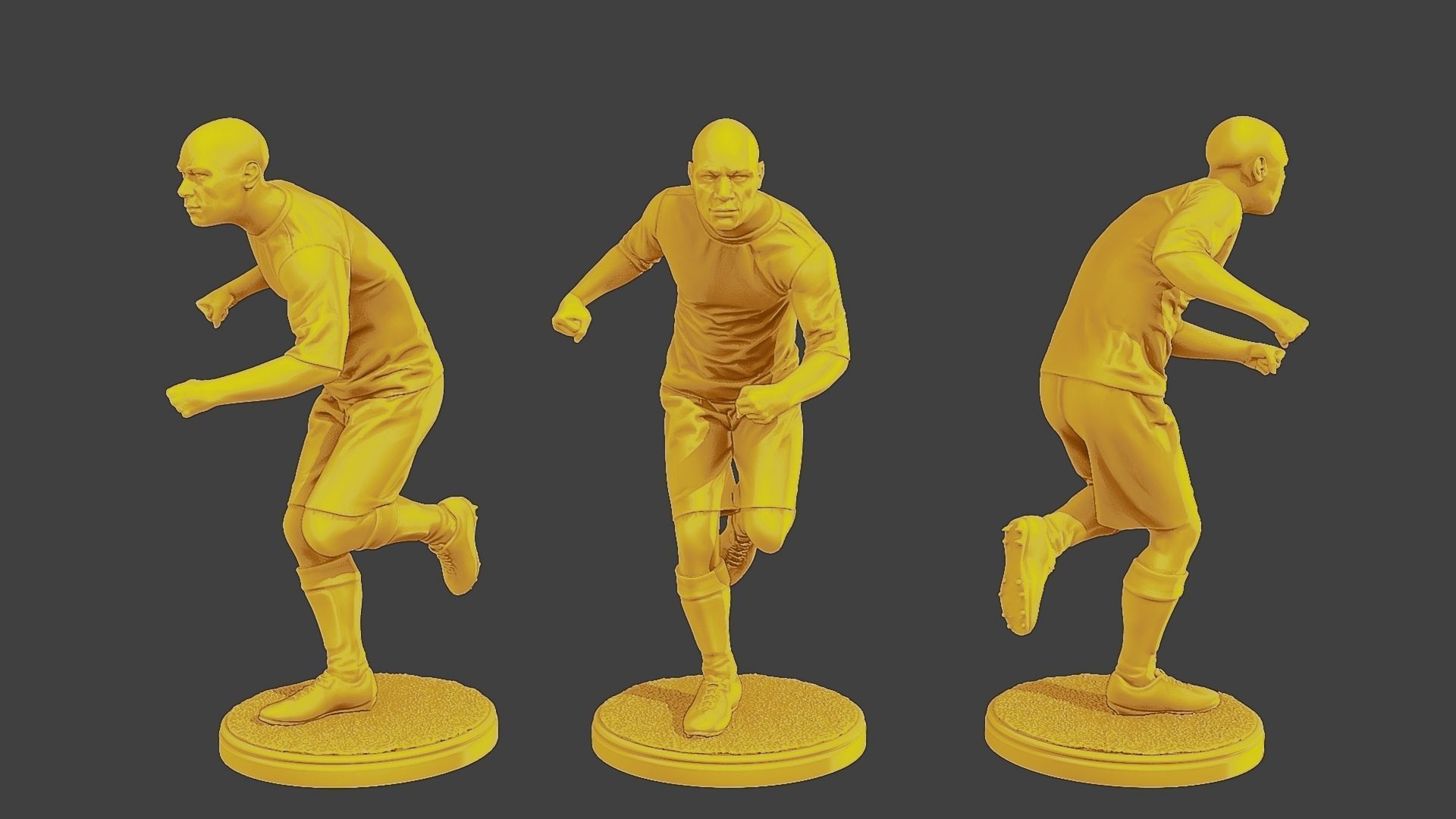 Soccer Players SP Pack 5 3D Model Collection_5