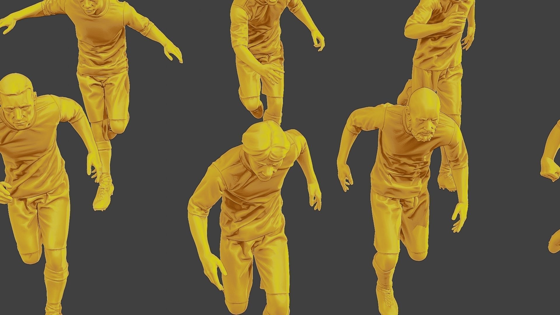 Soccer Players SP Pack 5 3D Model Collection_19