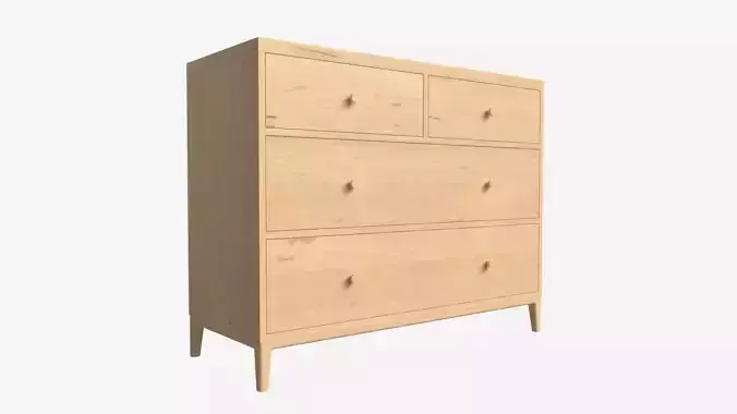 Chest Wide 4-drawer Ercol Salina