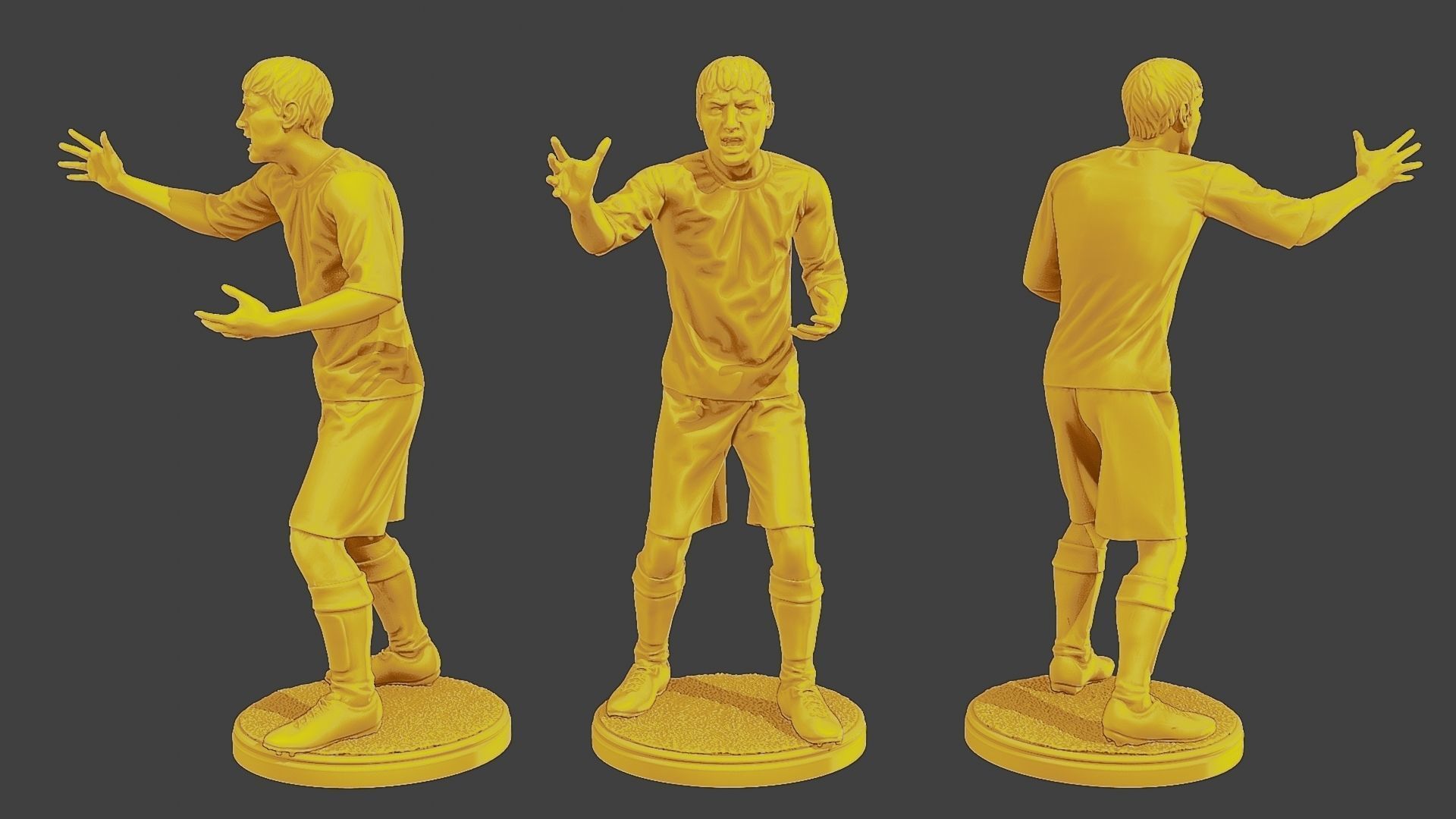 Soccer Players SP Pack 6 3D Model Collection_5