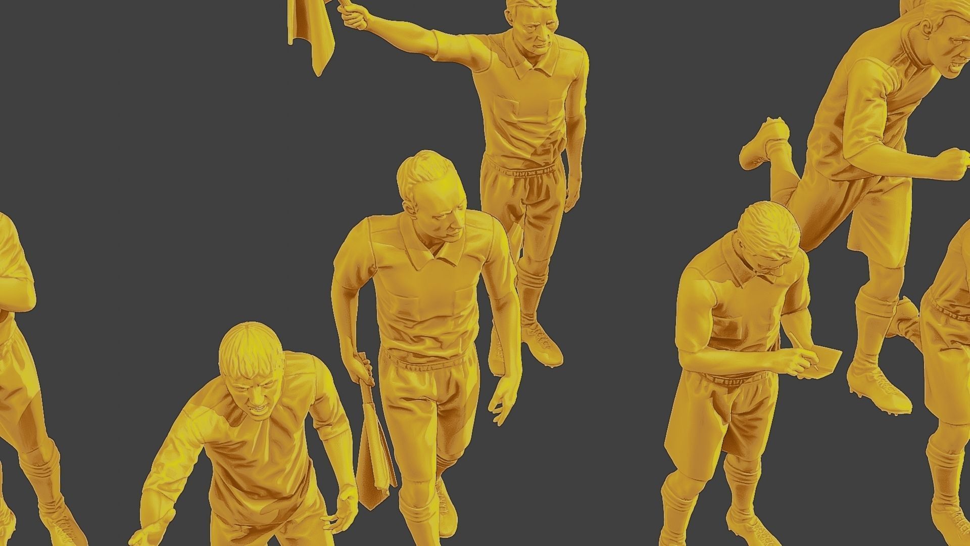 Soccer Players SP Pack 6 3D Model Collection_19