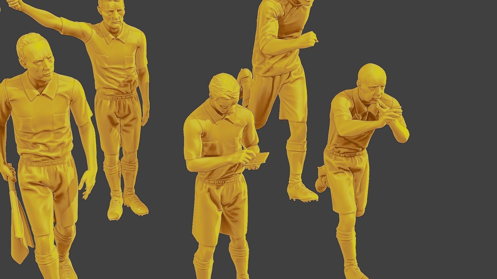 Soccer Players SP Pack 6 3D Model Collection_30