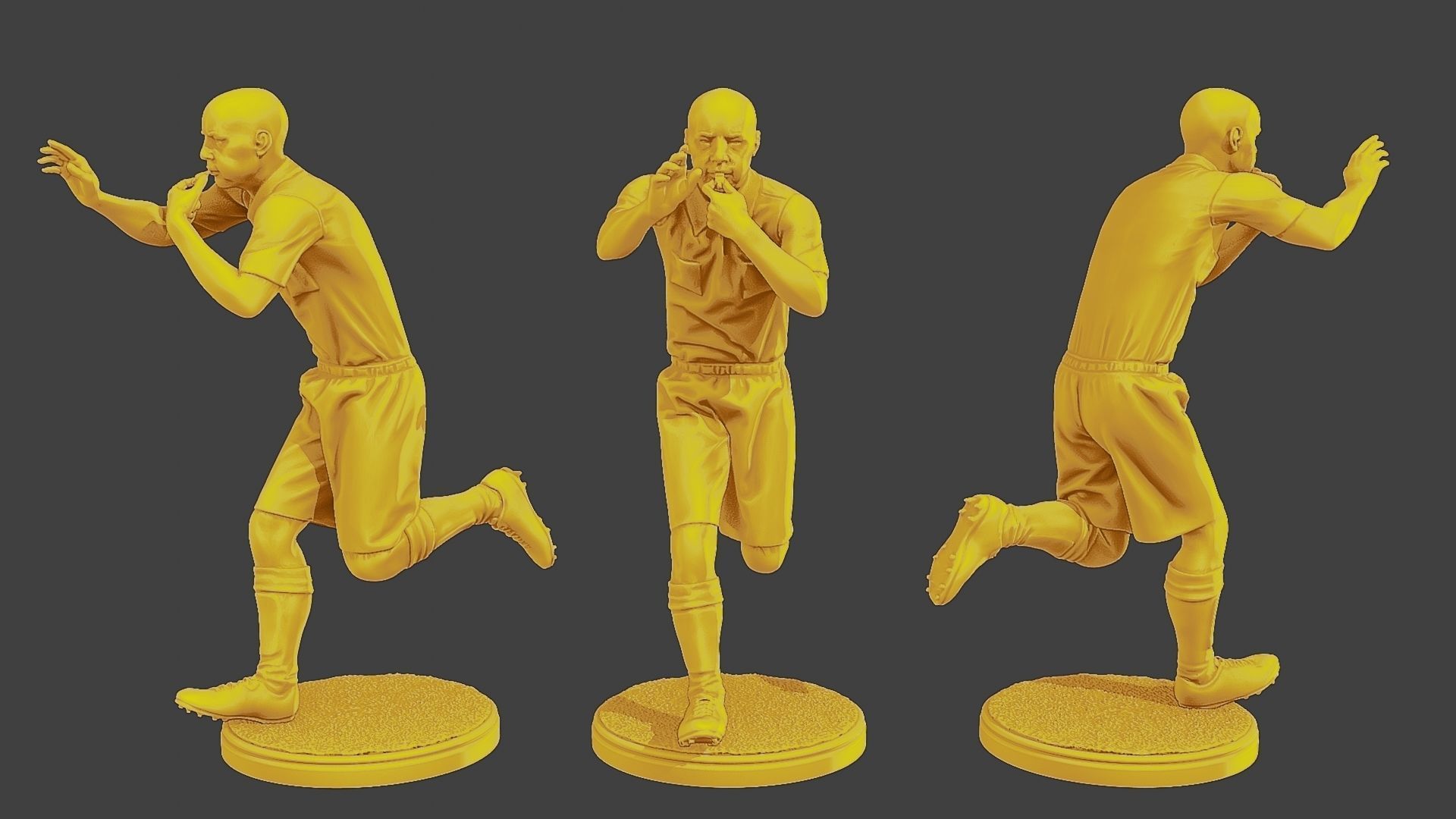 Soccer Players SP Pack 6 3D Model Collection_6