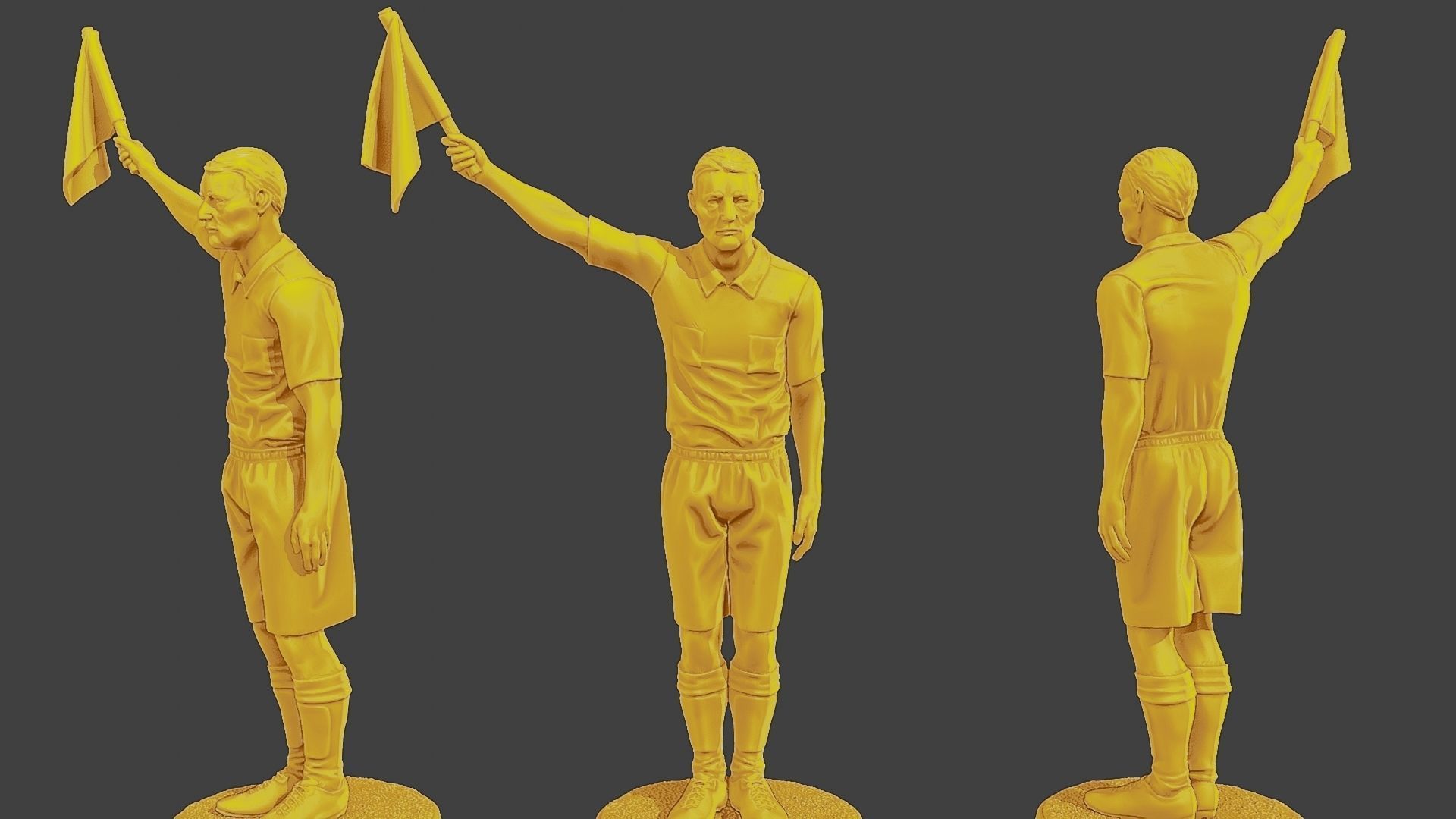 Soccer Players SP Pack 6 3D Model Collection_7