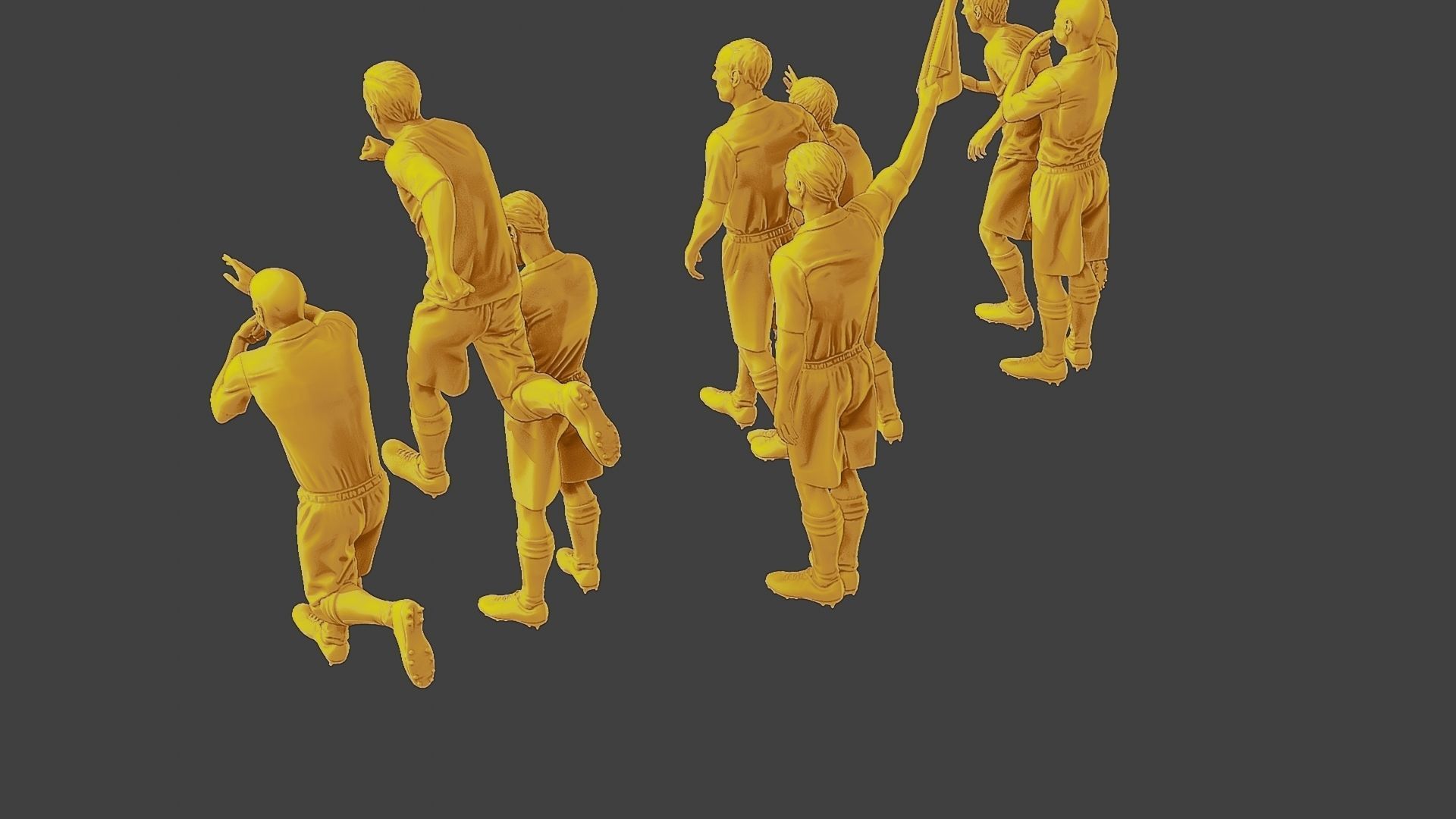 Soccer Players SP Pack 6 3D Model Collection_20