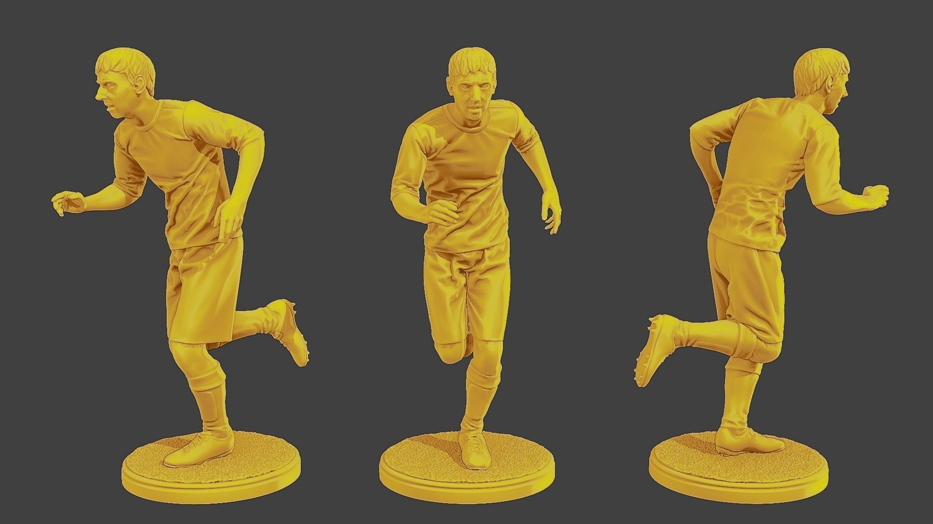 Soccer Players SP Pack 6 3D Model Collection_3