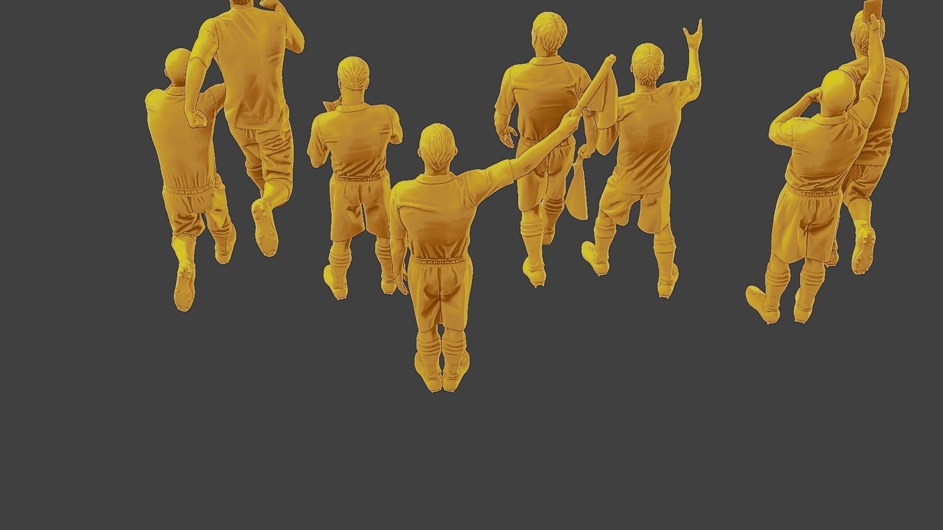 Soccer Players SP Pack 6 3D Model Collection_29