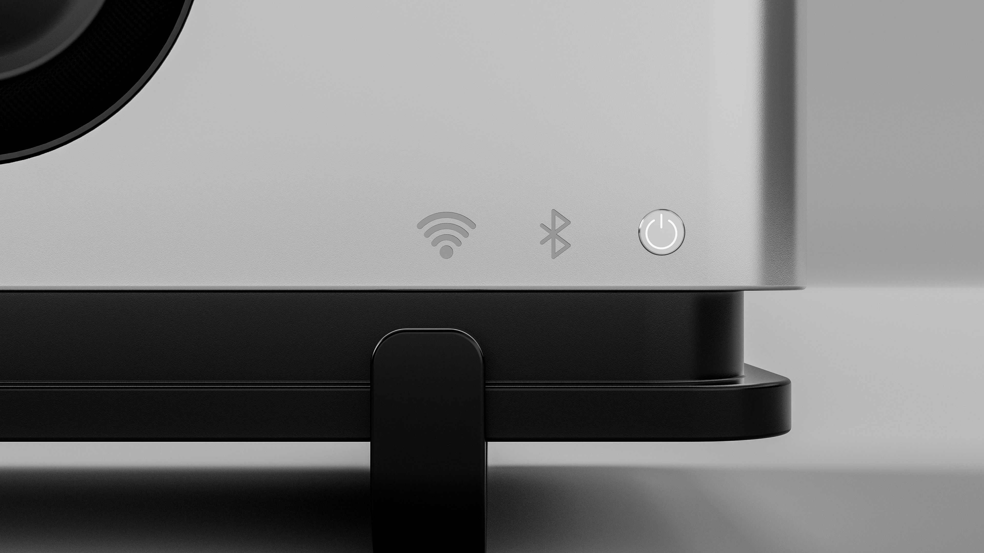 Audio device NF10 White 3D model_4