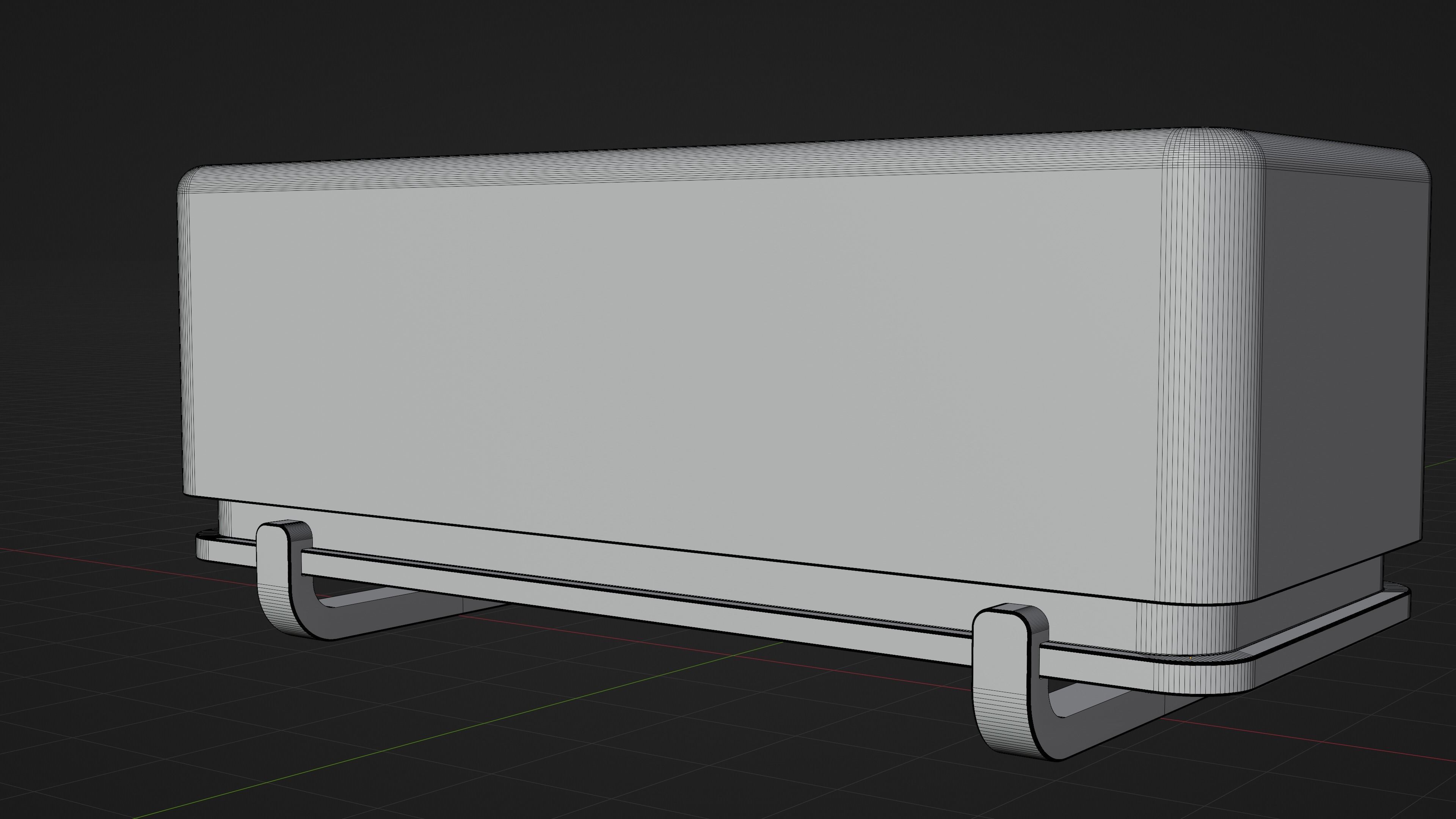 Audio device NF10 White 3D model_8