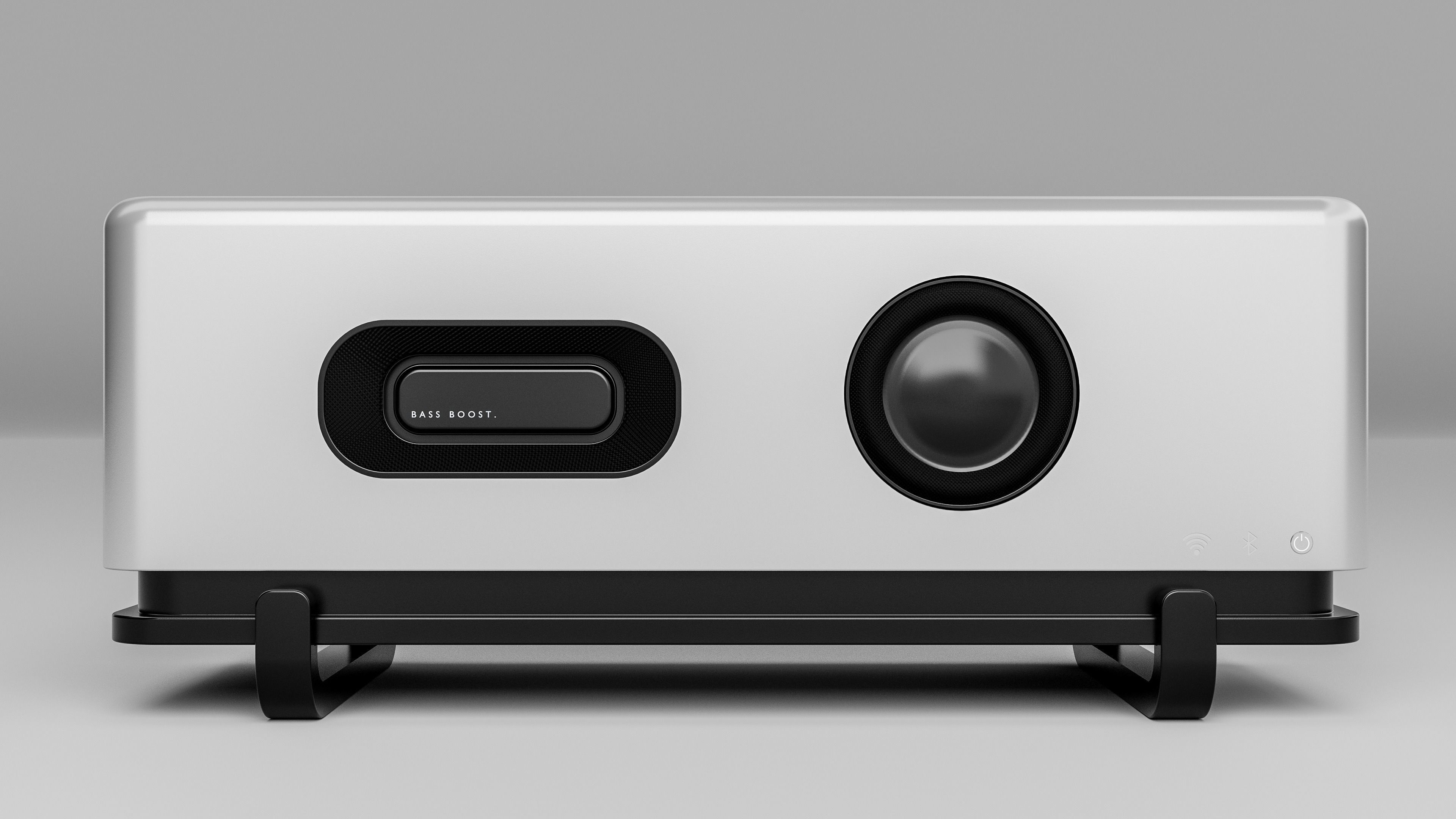 Audio device NF10 White 3D model_1