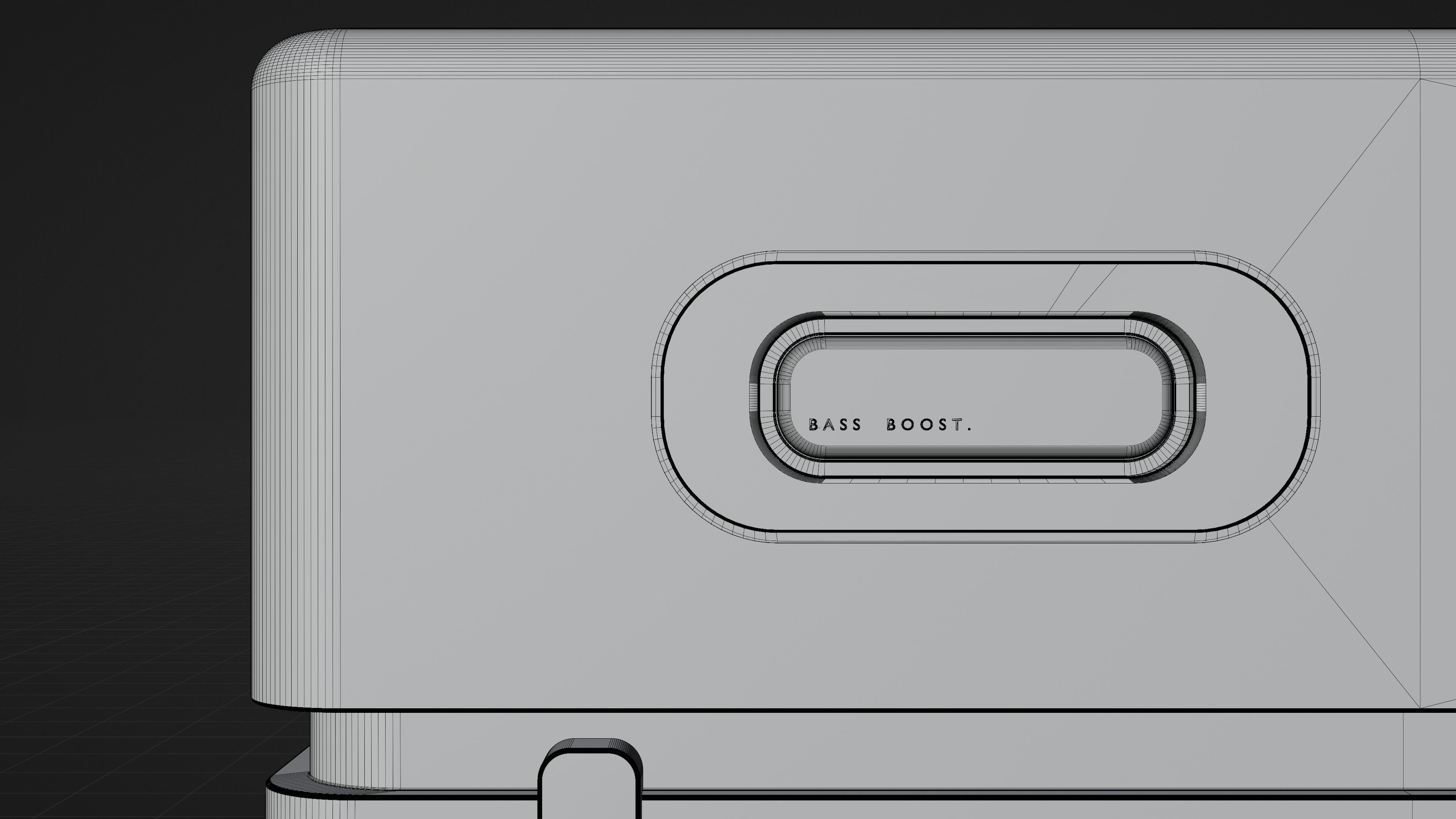 Audio device NF10 White 3D model_7