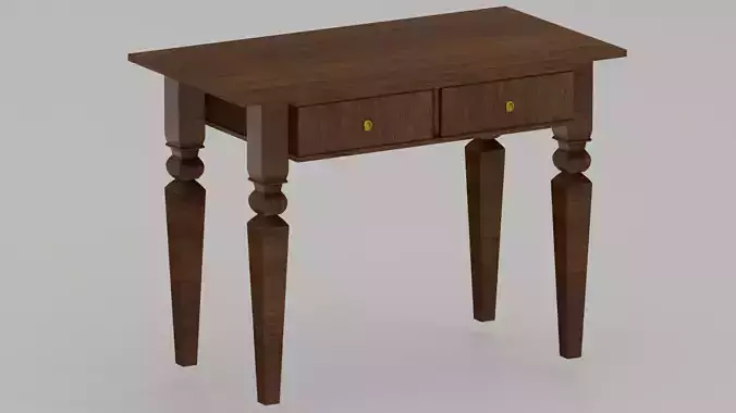 Table Wood 3D