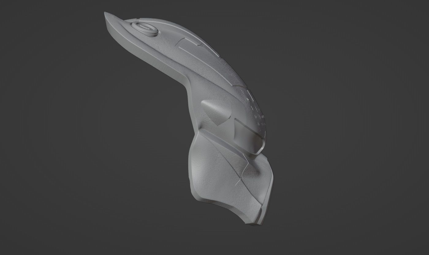 New Predator Biohelmet 3D print model_2