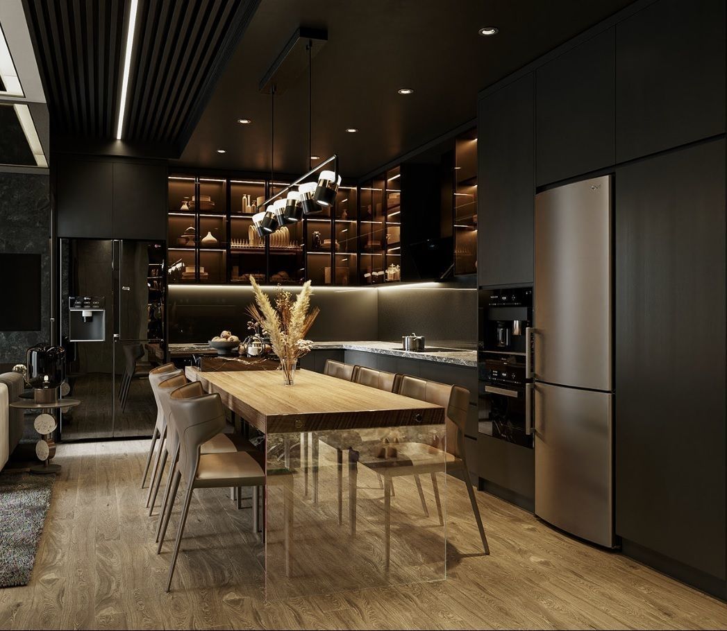 Livingroom living room interior design 3D model_1