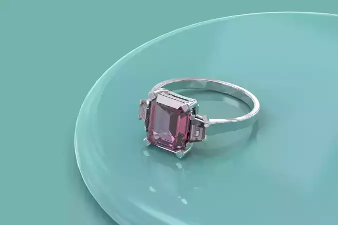 Ring with stones