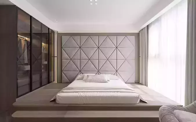 BEDROOM AND DRESSINGROOM