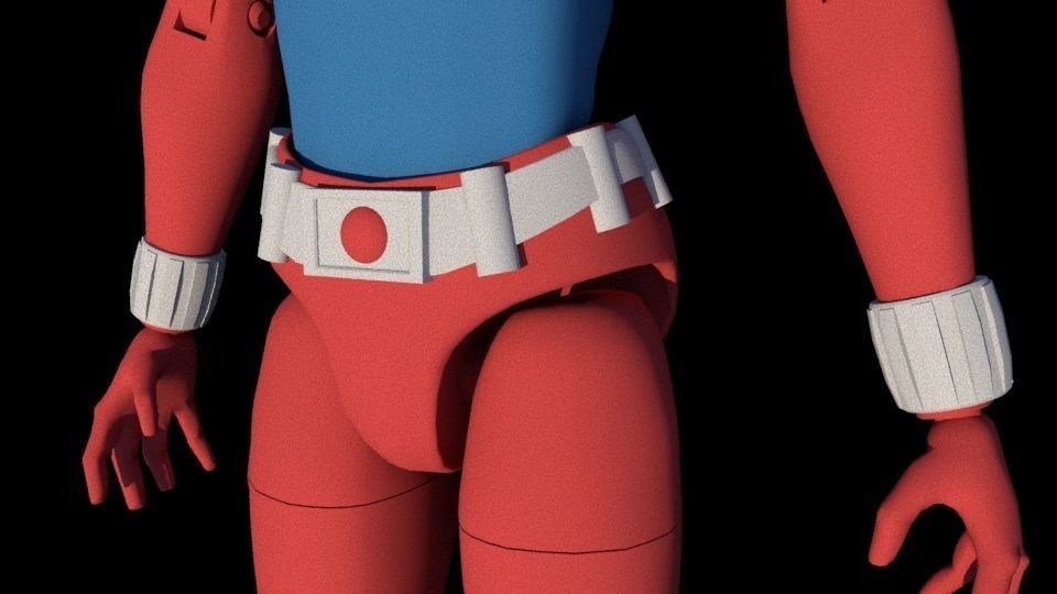 Spider man scarlet spider Action figure 3D print model_5