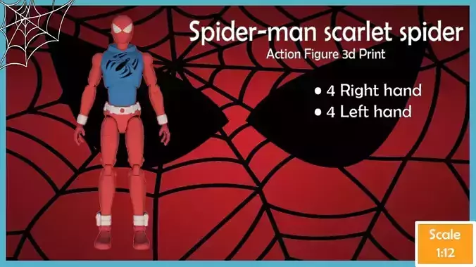 Spider man scarlet spider Action figure