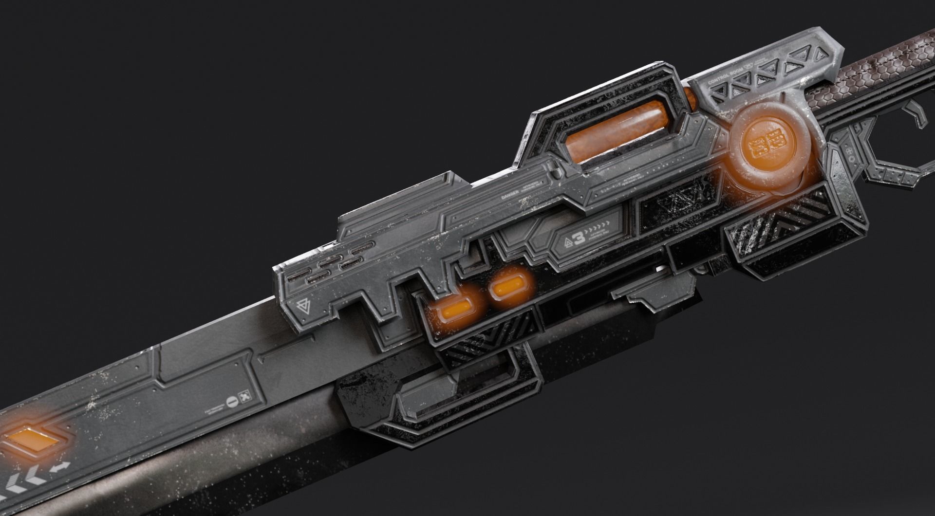 Low Poly - Cybernetic Soldier Perseus Low-poly 3D model_25