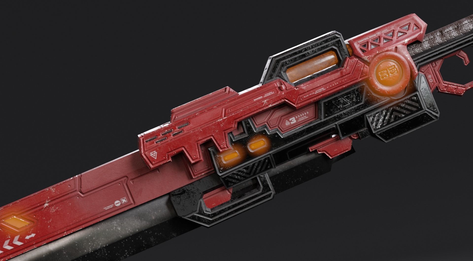 Low Poly - Cybernetic Soldier Perseus Low-poly 3D model_26