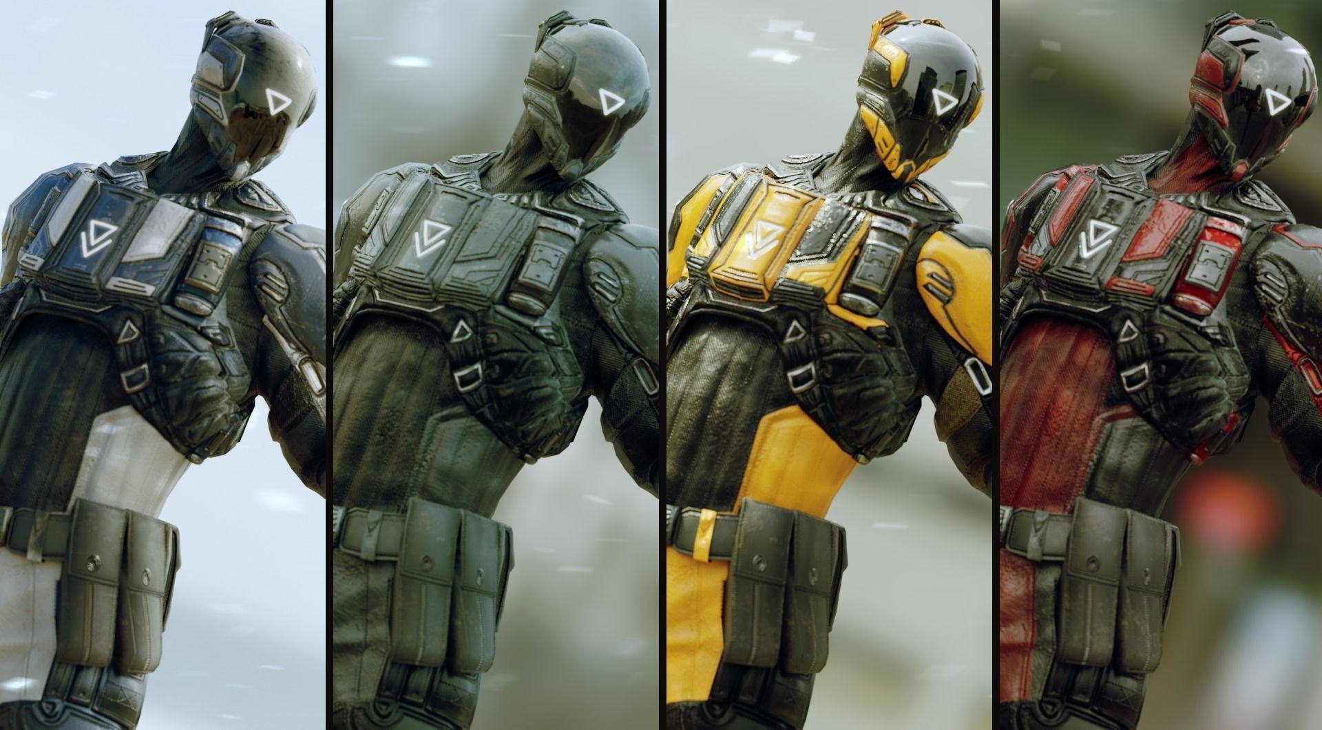 Low Poly - Cybernetic Soldier Perseus Low-poly 3D model_4