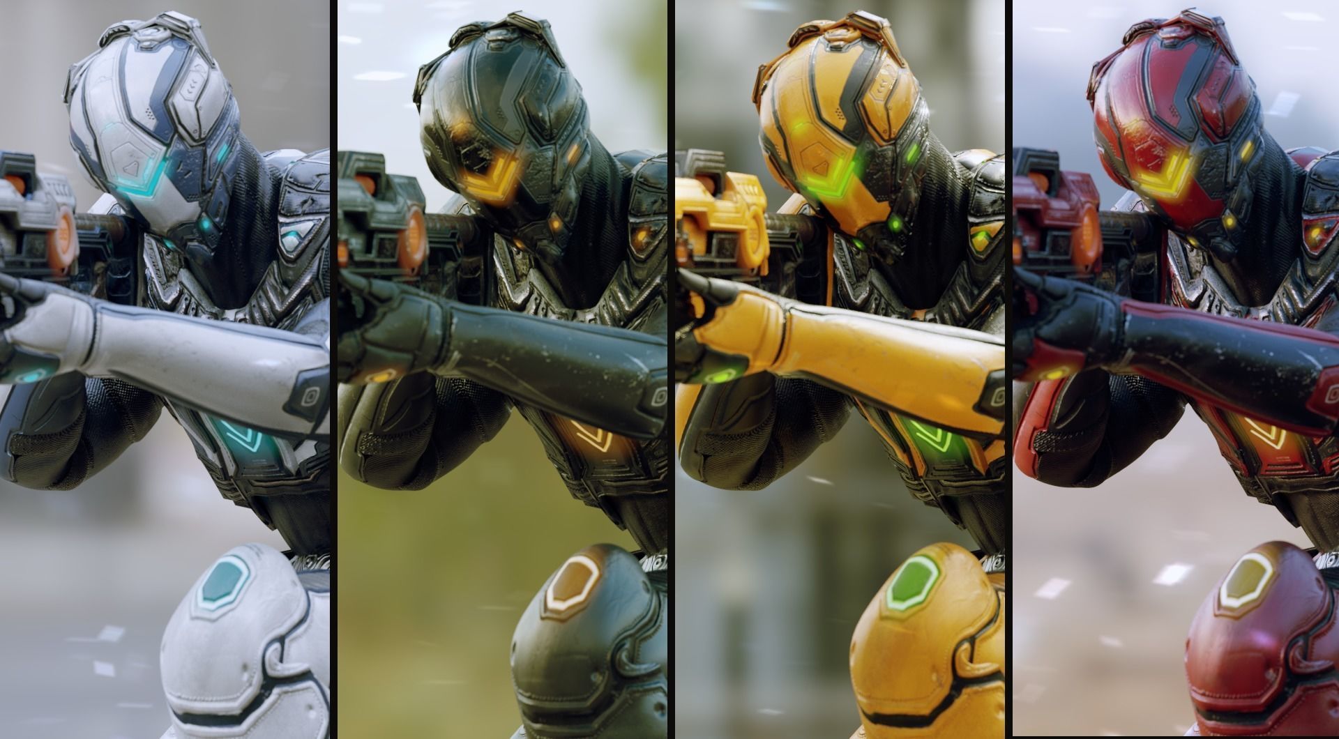 Low Poly - Cybernetic Soldier Perseus Low-poly 3D model_5