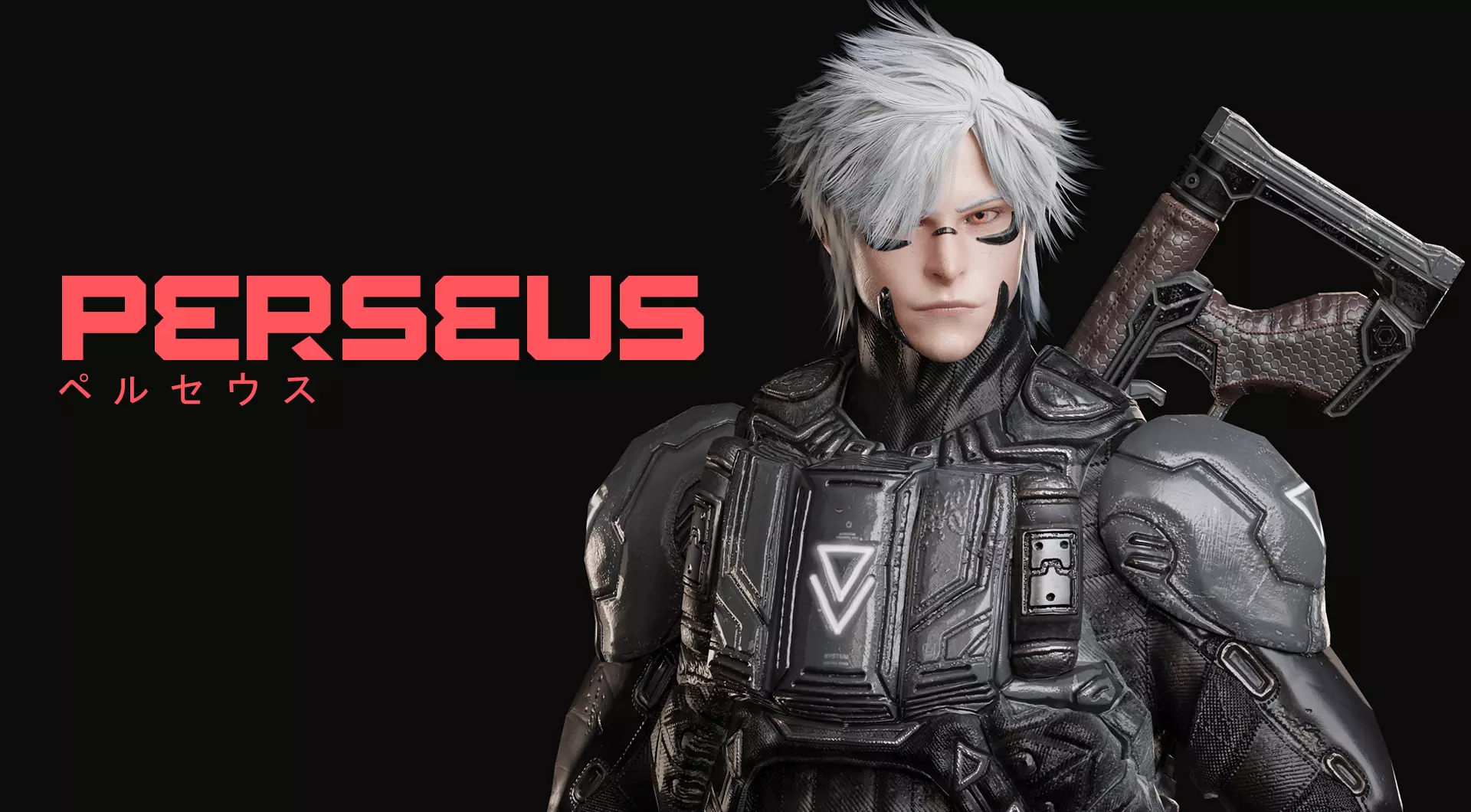 Low Poly - Cybernetic Soldier Perseus Low-poly 3D model_0