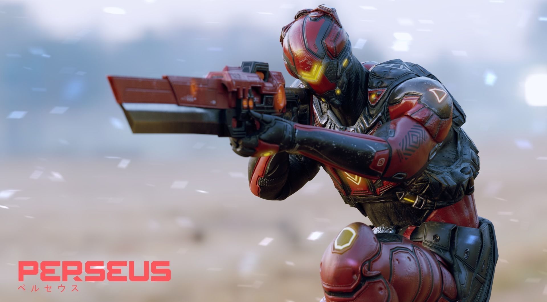 Low Poly - Cybernetic Soldier Perseus Low-poly 3D model_7