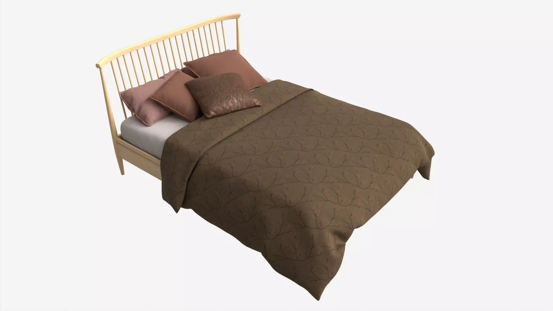 Bed Kingsize Ercol Salina 3D model