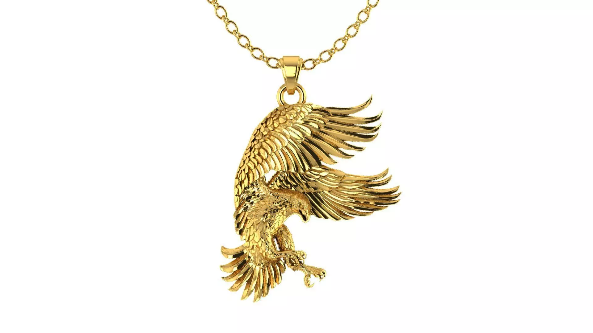 Flying Eagle Pendant Necklace Design 3D print model