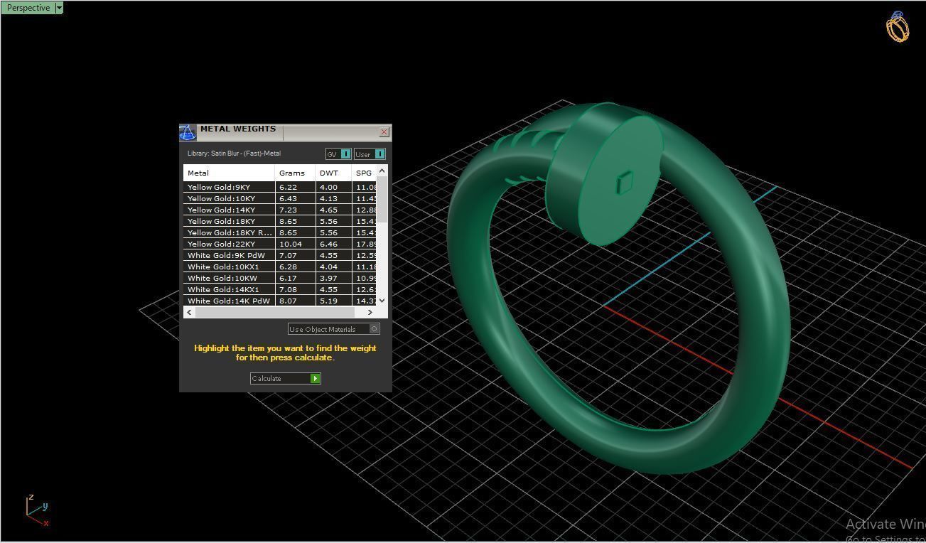 Ring M78 Women ring Size 7 5 US 3D print model_10