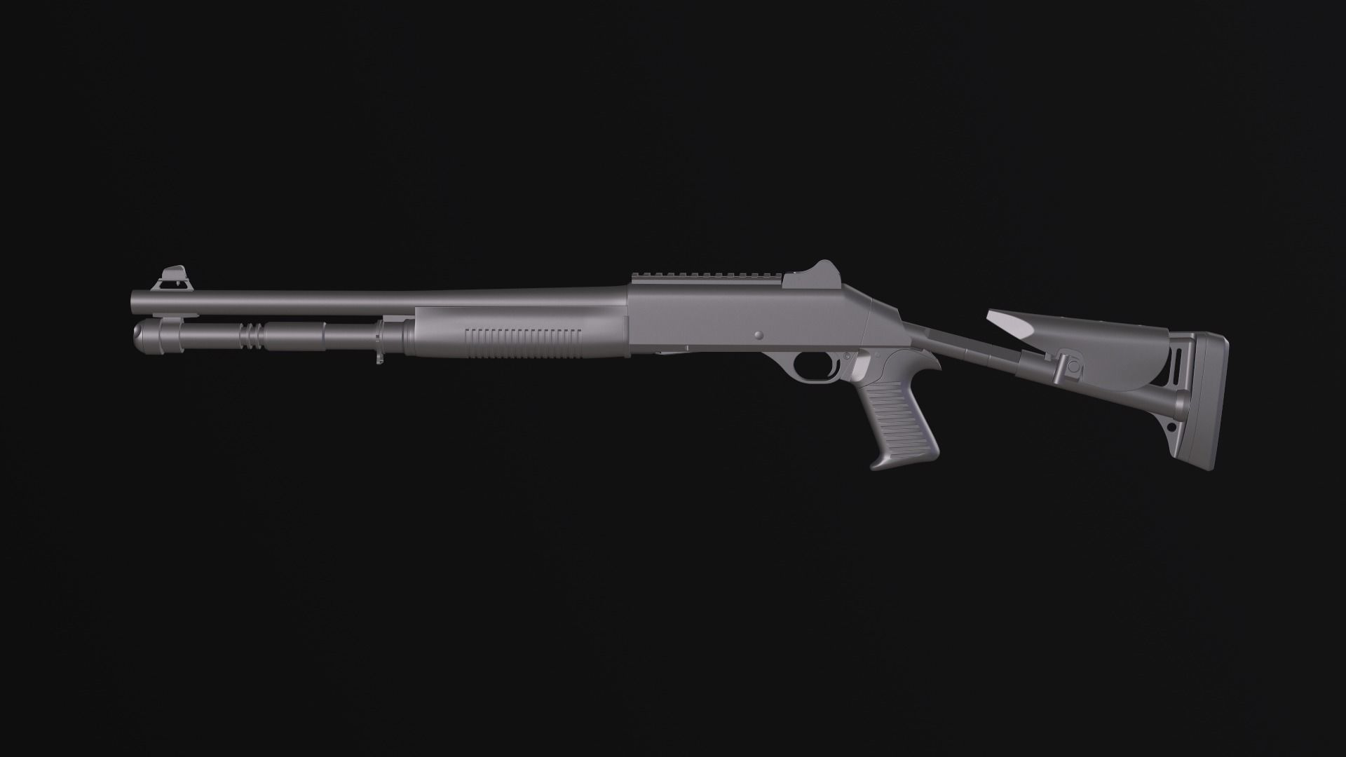 M1014 Benneli HP 3D model_1