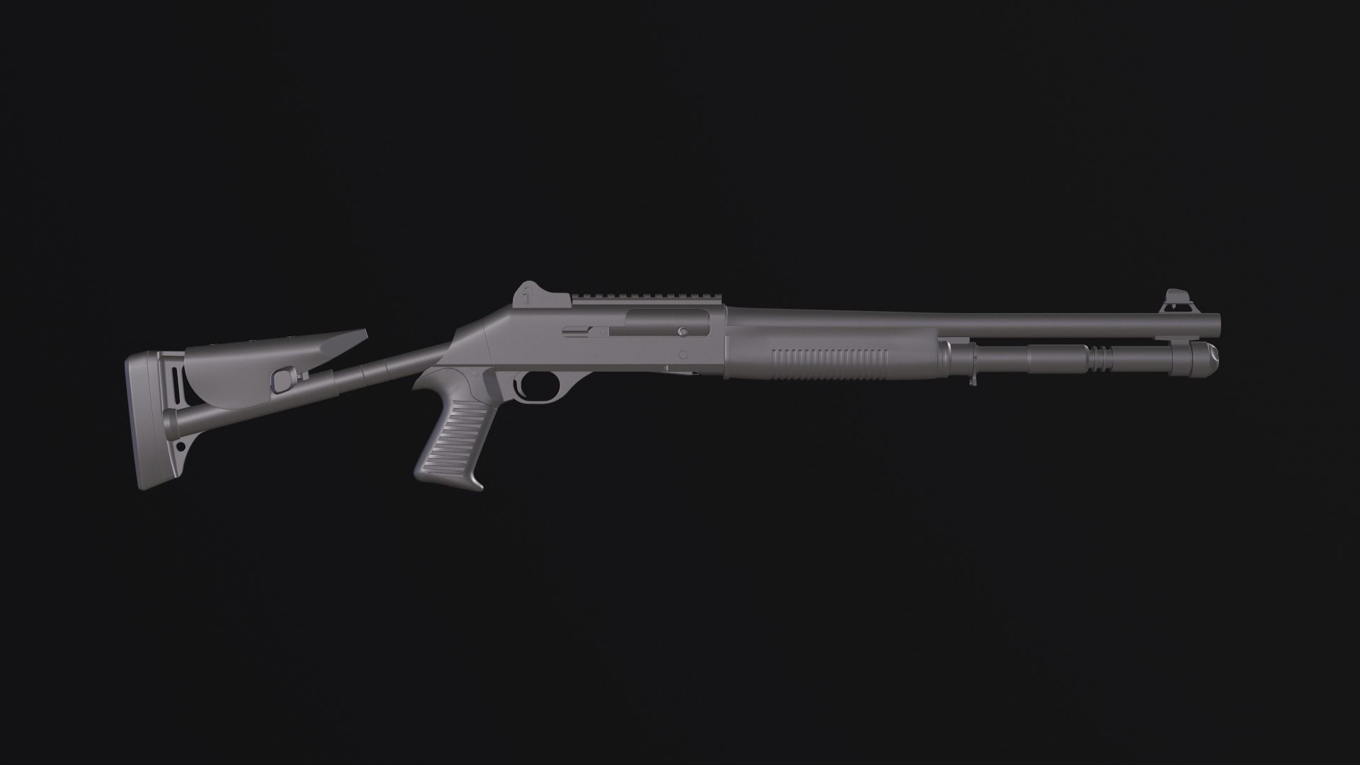 M1014 Benneli HP 3D model_2