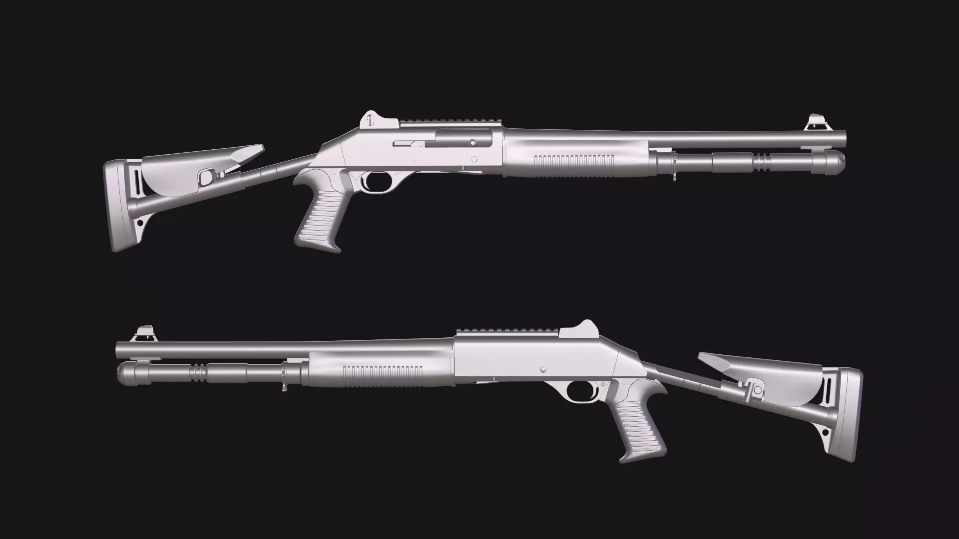 M1014 Benneli HP 3D model_0