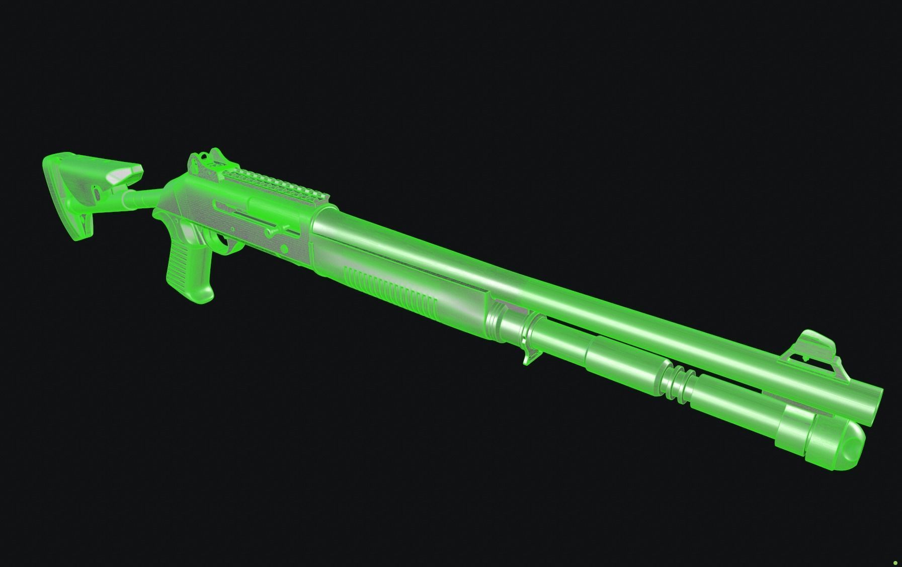 M1014 Benneli HP 3D model_10