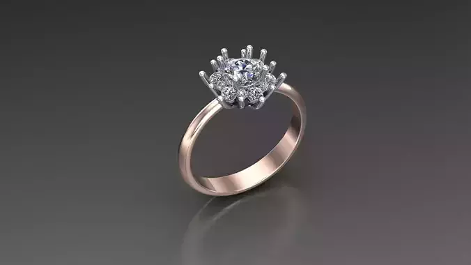 solitare women ring