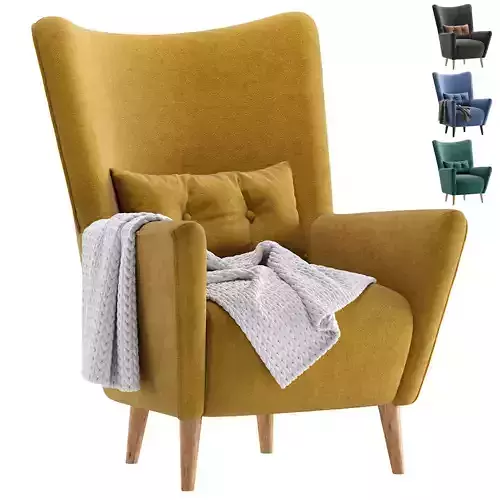 Armchair Nosta Yellow Divan ru