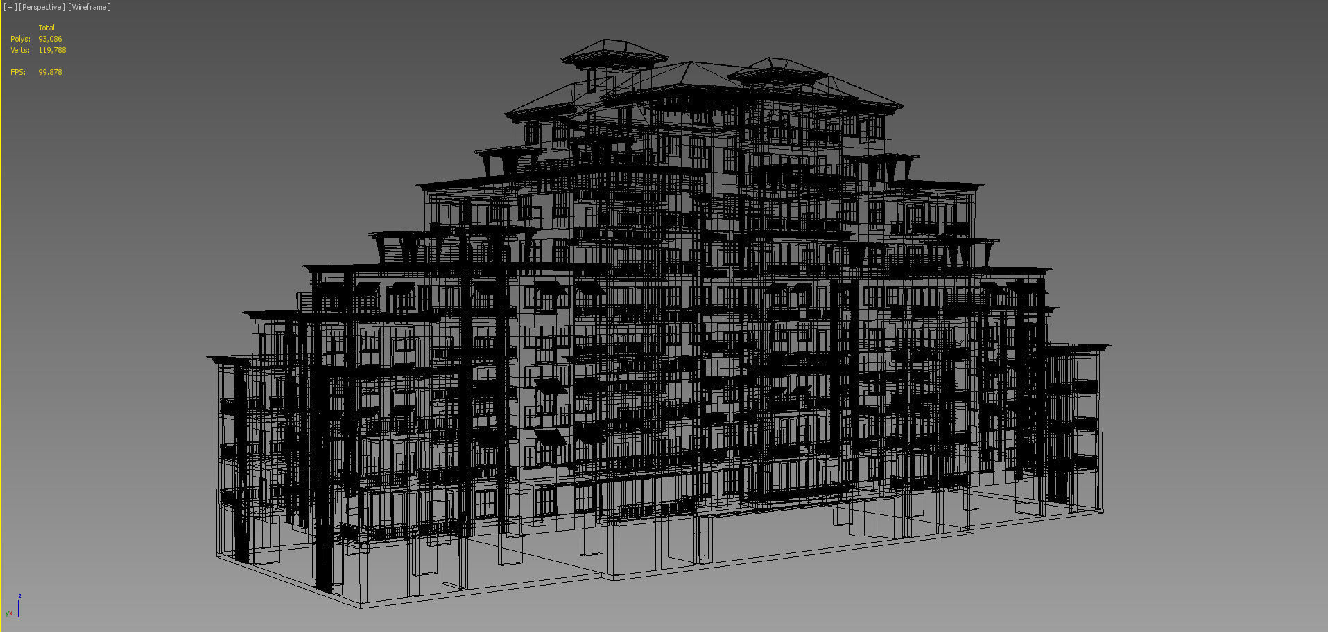Building 3D Model apartment 3D model_5