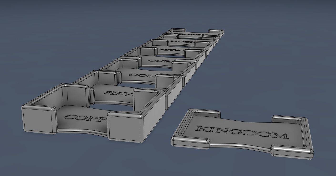 Dominion Card Trays 3D print model_1