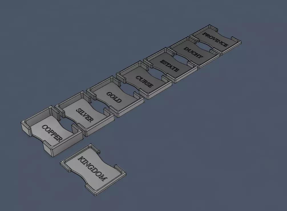 Dominion Card Trays 3D print model_0