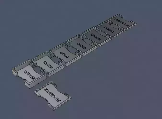 Dominion Card Trays 3D print model