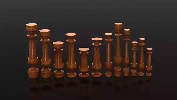 12 Precast Balustrade or wood spindle