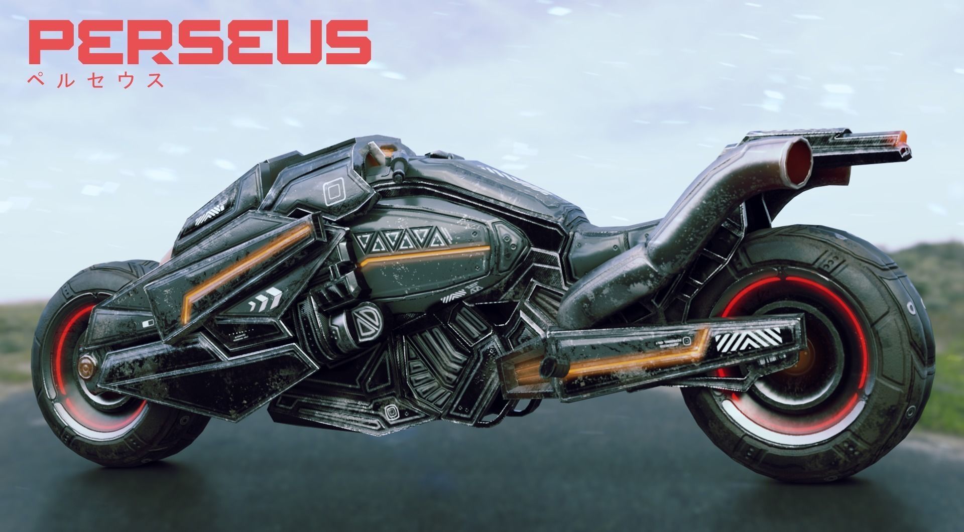 Low Poly - Cybernetic Soldier Perseus - Complete Low-poly 3D model_40