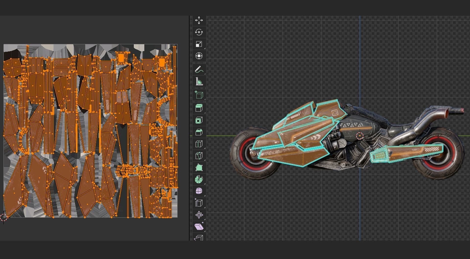 Low Poly - Cybernetic Soldier Perseus - Complete Low-poly 3D model_57