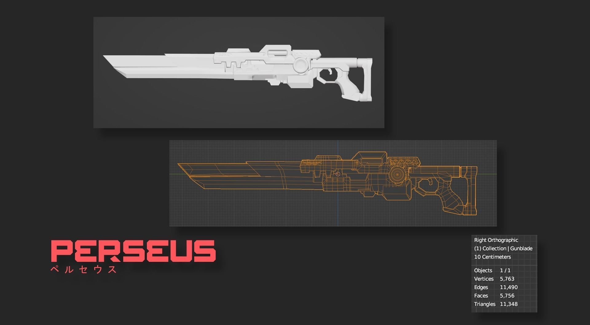 Low Poly - Cybernetic Soldier Perseus - Complete Low-poly 3D model_34