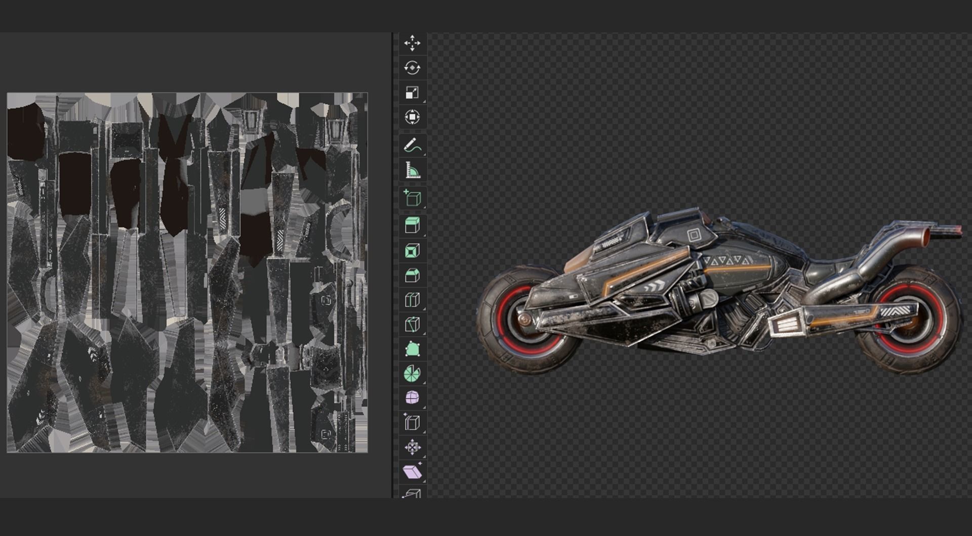 Low Poly - Cybernetic Soldier Perseus - Complete Low-poly 3D model_58