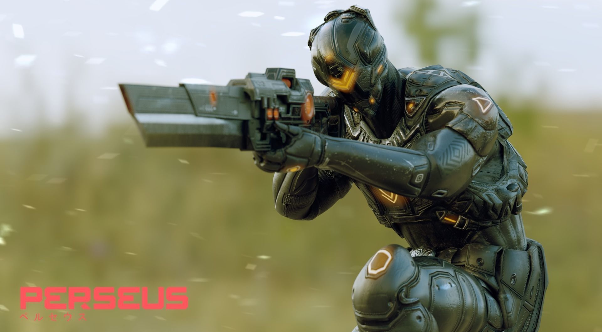 Low Poly - Cybernetic Soldier Perseus - Complete Low-poly 3D model_11