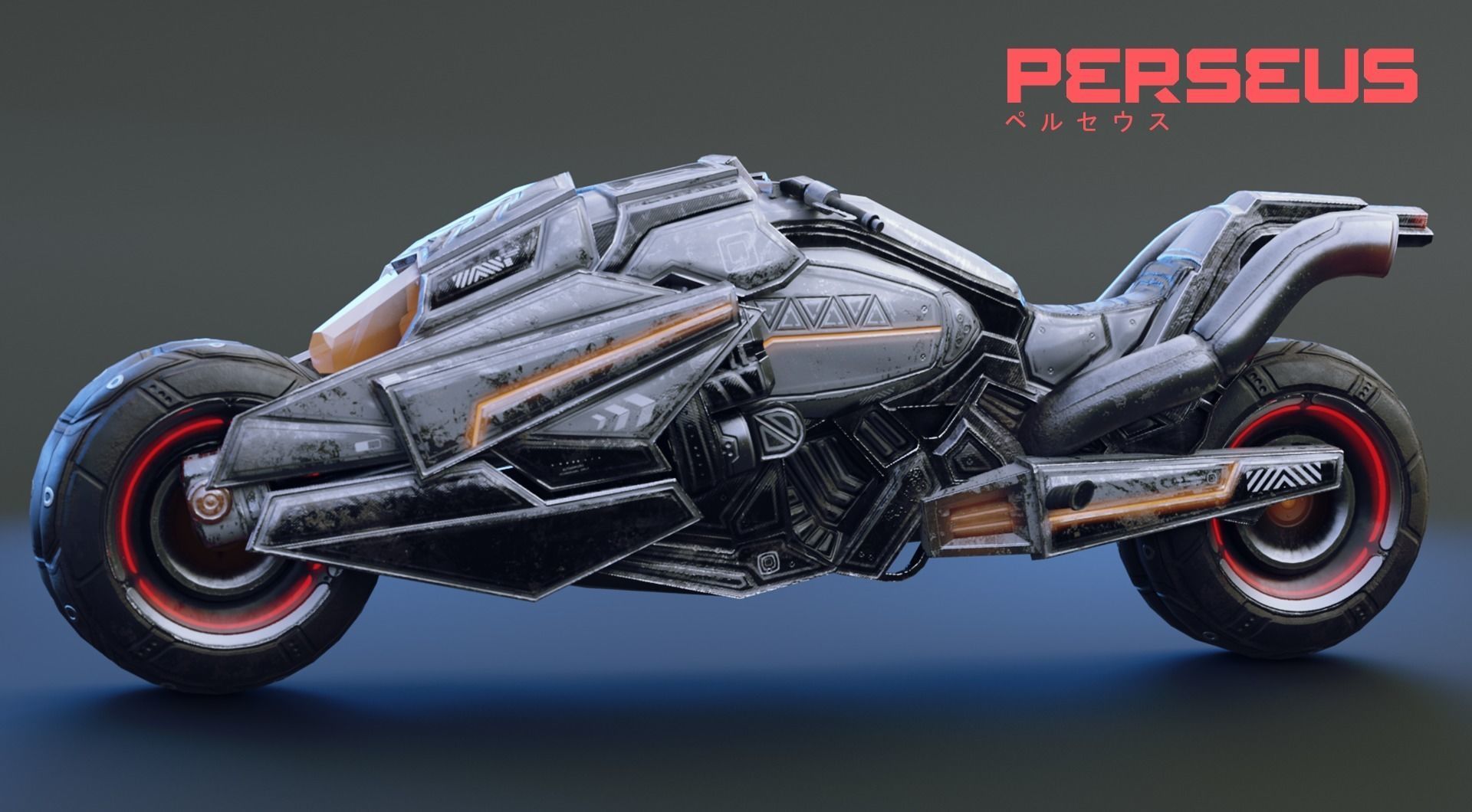 Low Poly - Cybernetic Soldier Perseus - Complete Low-poly 3D model_54