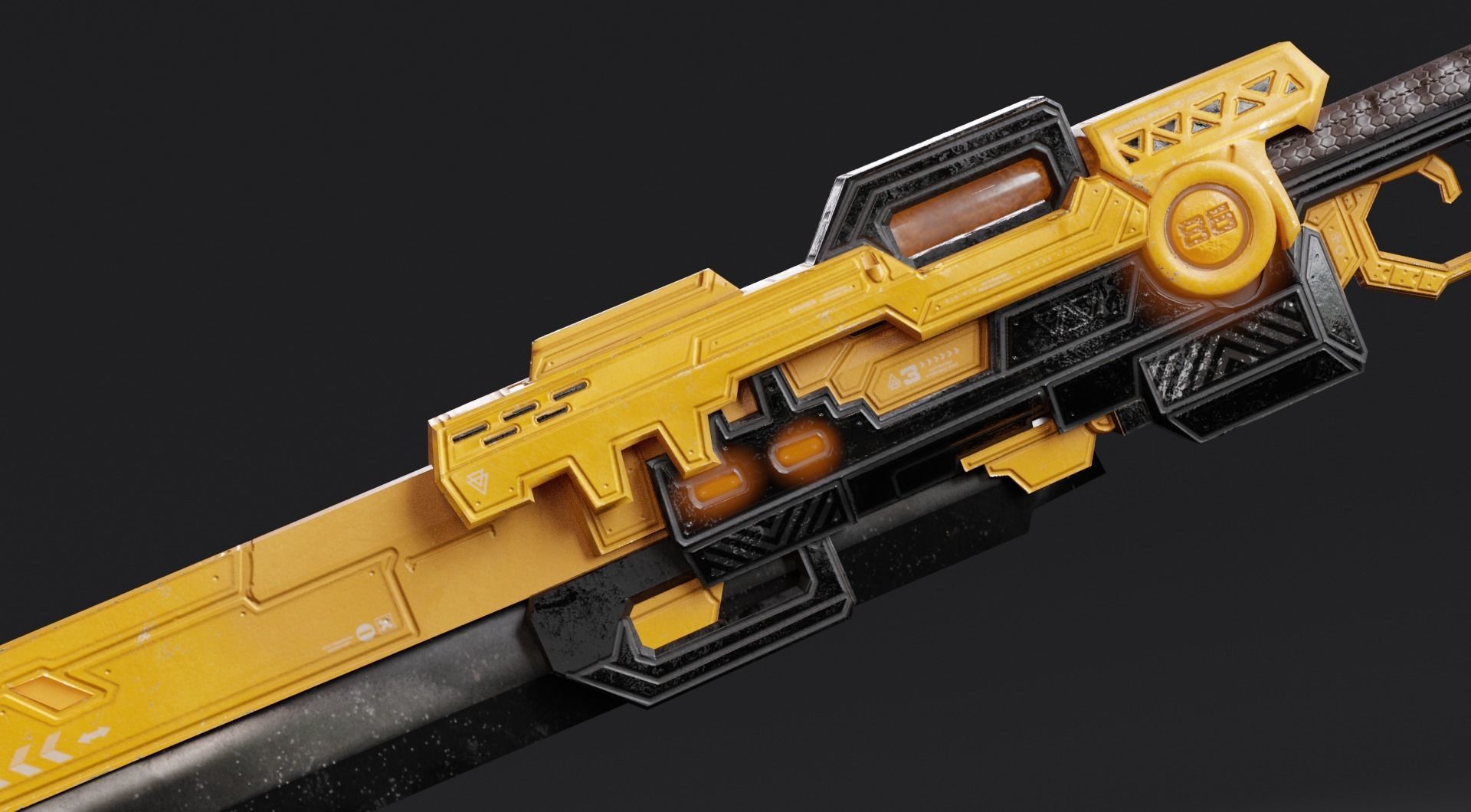 Low Poly - Cybernetic Soldier Perseus - Complete Low-poly 3D model_30